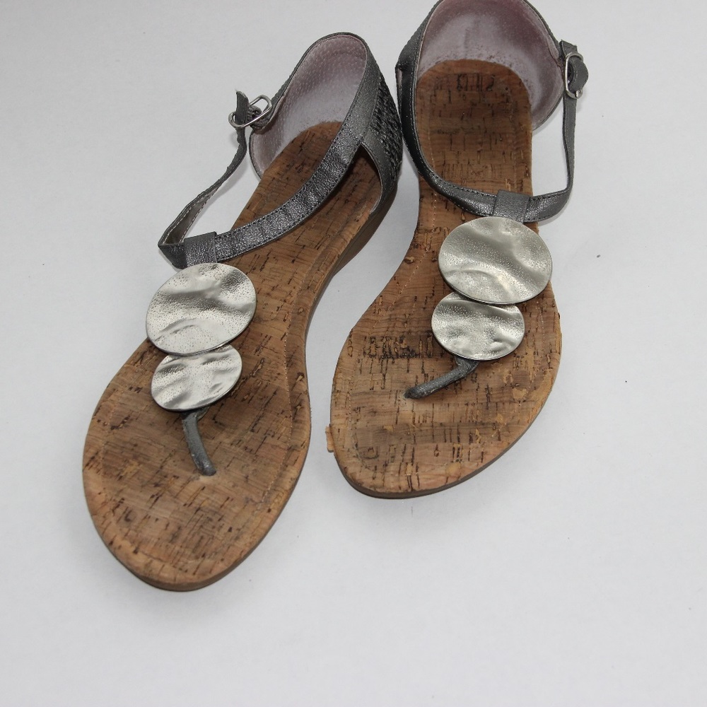 Alfani Silver Flat Sandals